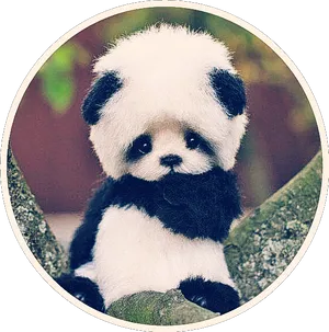 Adorable_ Panda_ Plush_ Toy PNG Image