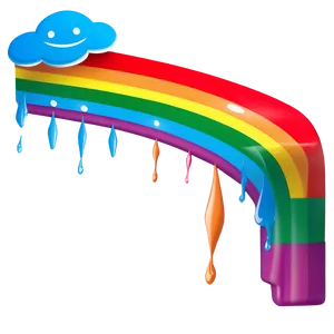 Adorable Rainbow Emoji Png Kuj PNG Image