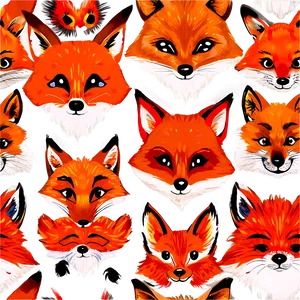 Adorable Red Fox Png Qqc PNG Image