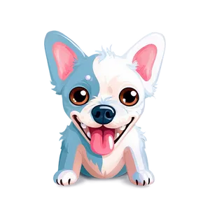 Adorable Small Dog Illustration Png 06252024 PNG Image