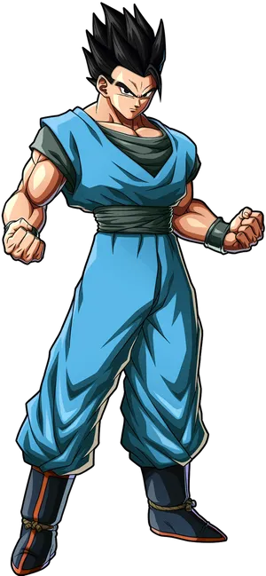 Adult Gohan Readyfor Battle PNG Image