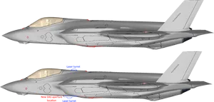 Advanced Jet Fighter Design Comparison PNG Image