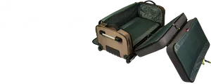 Adventure Unfolding Luggage Bag PNG Image