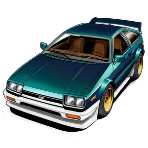 Ae86 Car Illustration Png 06242024 PNG Image