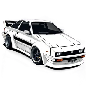 Ae86 Car Illustration Png 06242024 PNG Image