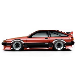 Ae86 Car Illustration Png 06242024 PNG Image