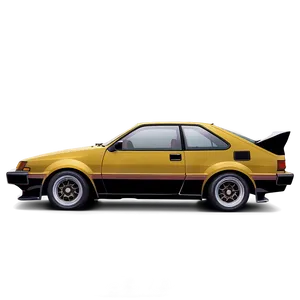 Ae86 Classic Car Png Ctl PNG Image