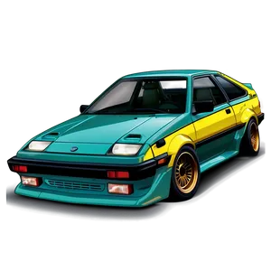 Ae86 Legendary Car Png Asg75 PNG Image