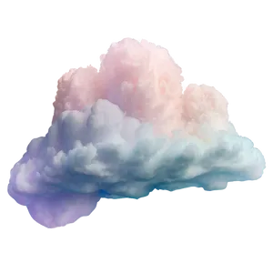 Aesthetic Cloud In Pastel Sky Png 06252024 PNG Image