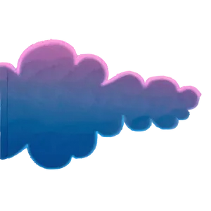 Aesthetic Cloud With Bird Silhouettes Png 40 PNG Image