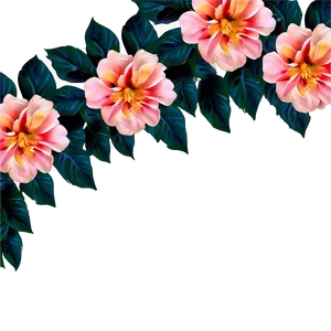 Aesthetic Flowers Background Png 20 PNG Image