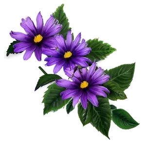 Aesthetic Flowers Frame Png 17 PNG Image