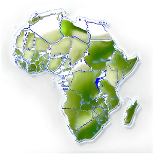 Africa Map C PNG Image