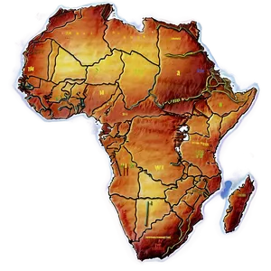 Africa Map During Colonial Times Png Cjd45 PNG Image