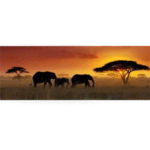 African Safari Sunset Png 22 PNG Image