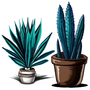 Agave Plant Illustration Png Lrv99 PNG Image