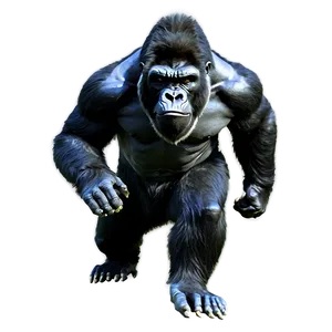 Aggressive Gorilla Mascot Png 18 PNG Image