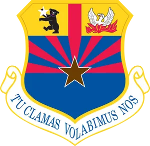 Air_ Force_ Crest_with_ Motto PNG Image