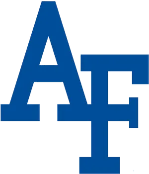 Air_ Force_ Logo_ Blue_ Background PNG Image