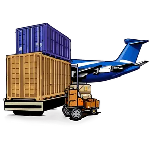 Air Freight Logistics Png Cxn69 PNG Image