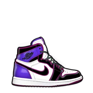 Air Jordan 1 Basketball Shoe Png Hvf PNG Image