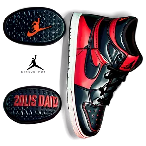 Air Jordan 1 Low Cut Design Png Emp PNG Image