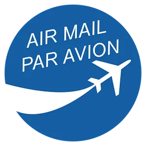 Air Mail Par Avion Sticker PNG Image