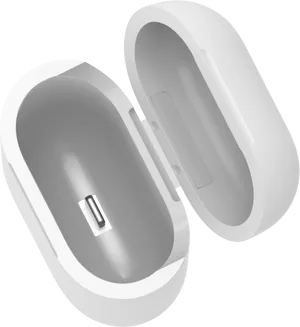 Air Pods Charging Case Open View PNG Image