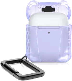 Air Pods Pro Casewith Carabiner PNG Image