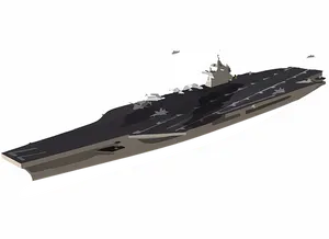 Aircraft Carrier Illustration PNG Image