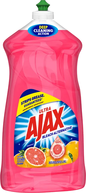 Ajax Grapefruit Bleach Alternative Dish Soap PNG Image