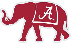 Alabama Crimson Tide Elephant Logo PNG Image