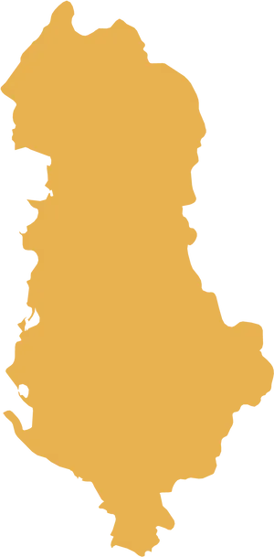 Albania Map Silhouette PNG Image