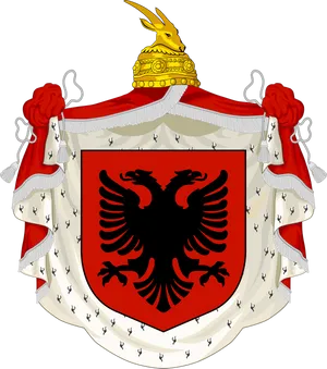 Albanian_ Coat_of_ Arms_ Illustration PNG Image