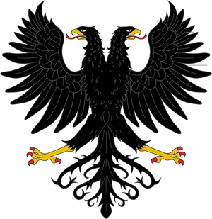 Albanian Double Headed Eagle PNG Image