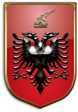 Albanian National Coatof Arms PNG Image