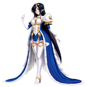 Albedo Elegant Pose Png Ppf85 PNG Image