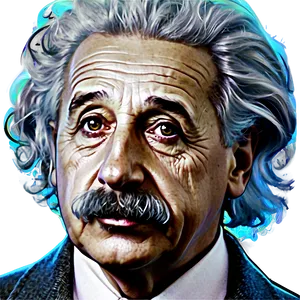 Albert Einstein Abstract Art Png 99 PNG Image