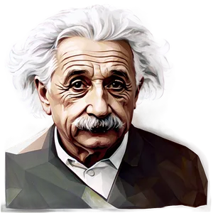 Albert Einstein Abstract Art Png Tir PNG Image