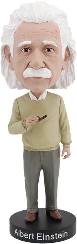 Albert Einstein Figurine PNG Image