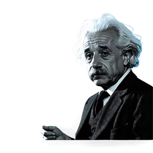 Albert Einstein In Thought Bubble Png Ldr15 PNG Image