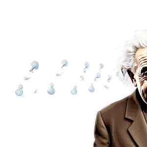 Albert Einstein Minimalist Art Png Sqf PNG Image