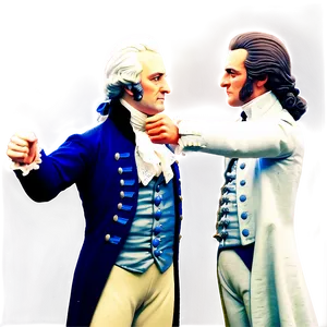 Alexander Hamilton And Aaron Burr Duel Png 06202024 PNG Image