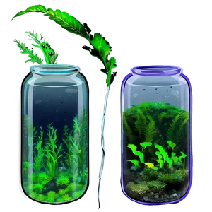 Algae In Aquarium Png Omo12 PNG Image