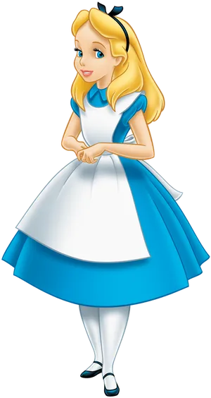 Alicein Wonderland Character PNG Image