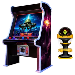 Alien Invasion Arcade Game Png 58 PNG Image