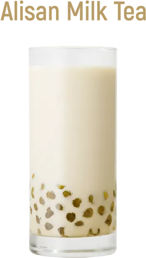 Alisan Milk Teawith Tapioca Pearls PNG Image