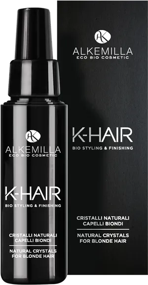 Alkemilla K Hair Blonde Crystals Styling Product PNG Image