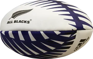 All Blacks Rugby Ball Adidas PNG Image