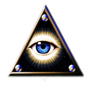 All Seeing Eye Freemasonry Png Ksi PNG Image